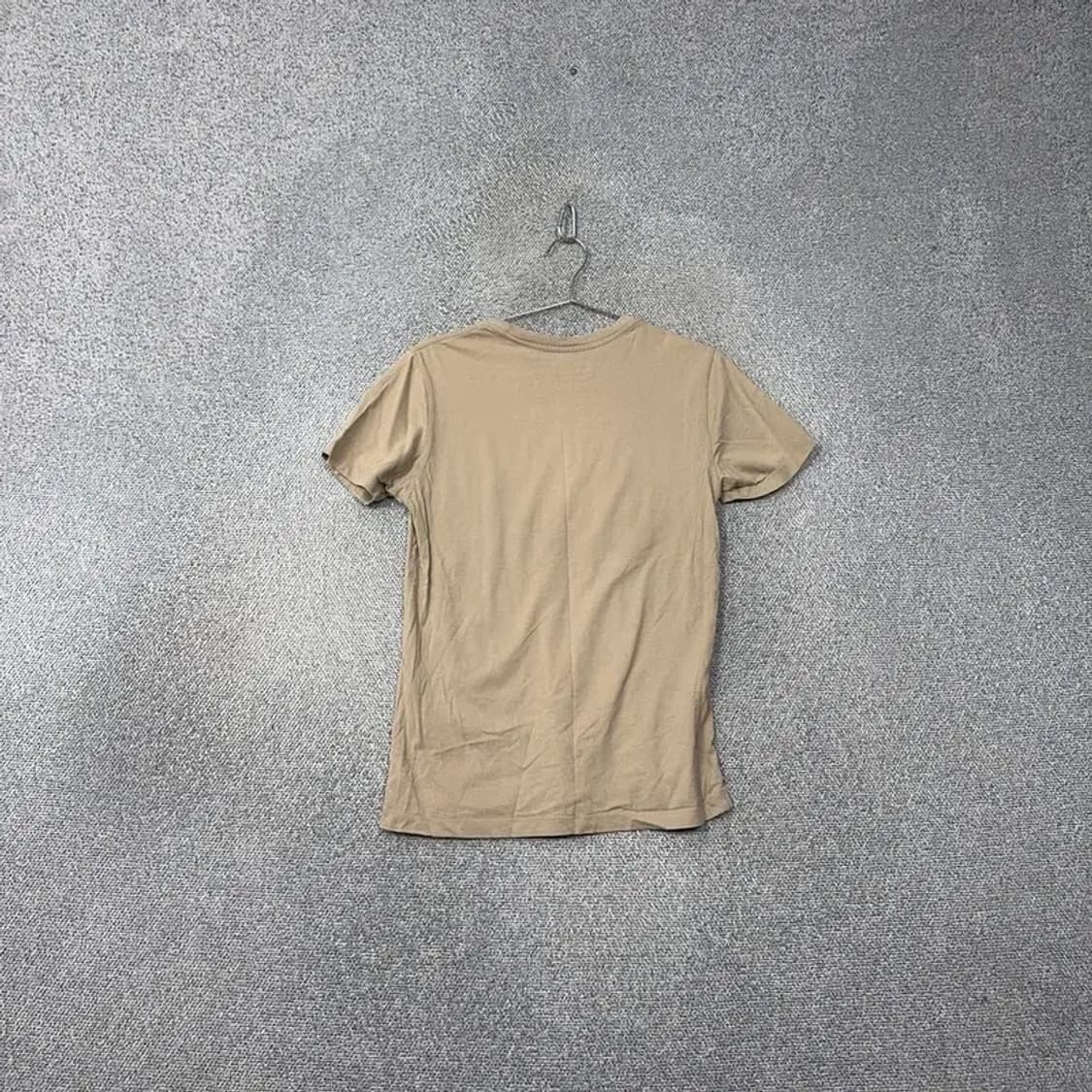 버커루 프린팅 베이지 반팔 티 M 상품이미지2