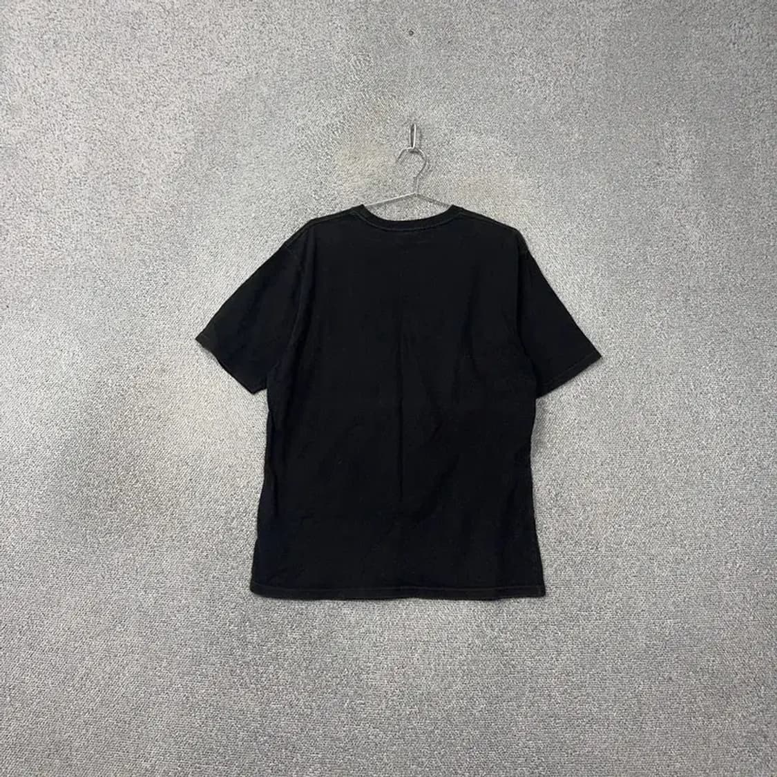 커버낫 프린팅 블랙 반팔 티 XL 상품이미지2