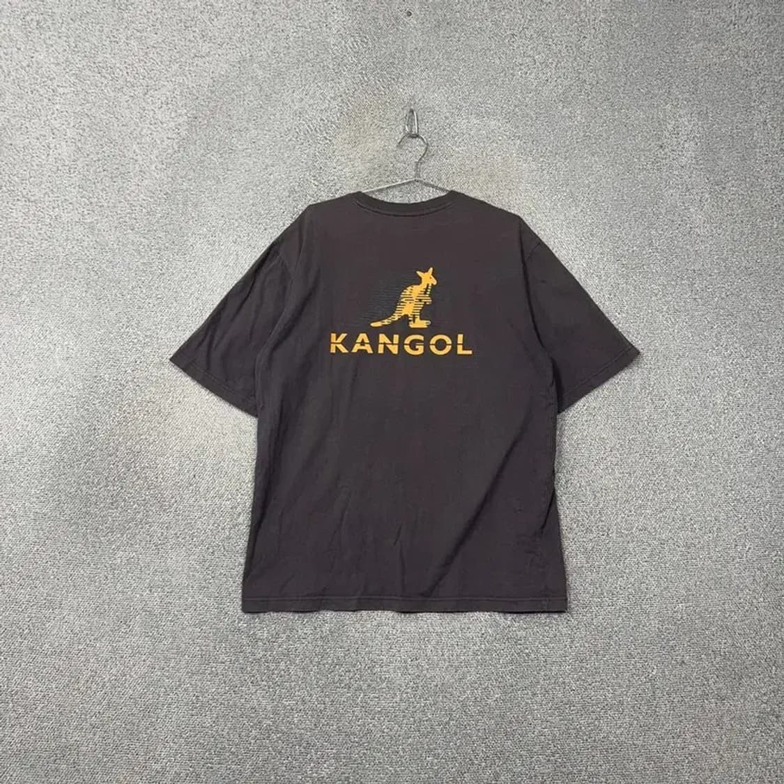 캉골 그레이 로고 캐주얼 오버핏 반팔 티 XL 상품이미지2