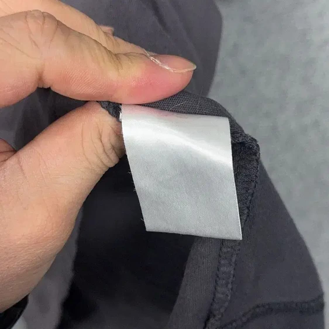 캉골 그레이 로고 캐주얼 오버핏 반팔 티 XL 상품이미지4