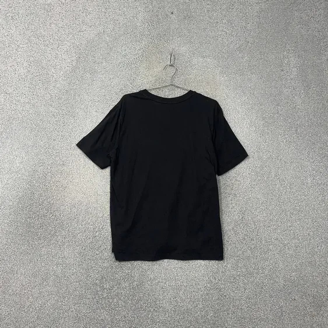 게스 심플 로고 블랙 반팔 티 100(L) 상품이미지2