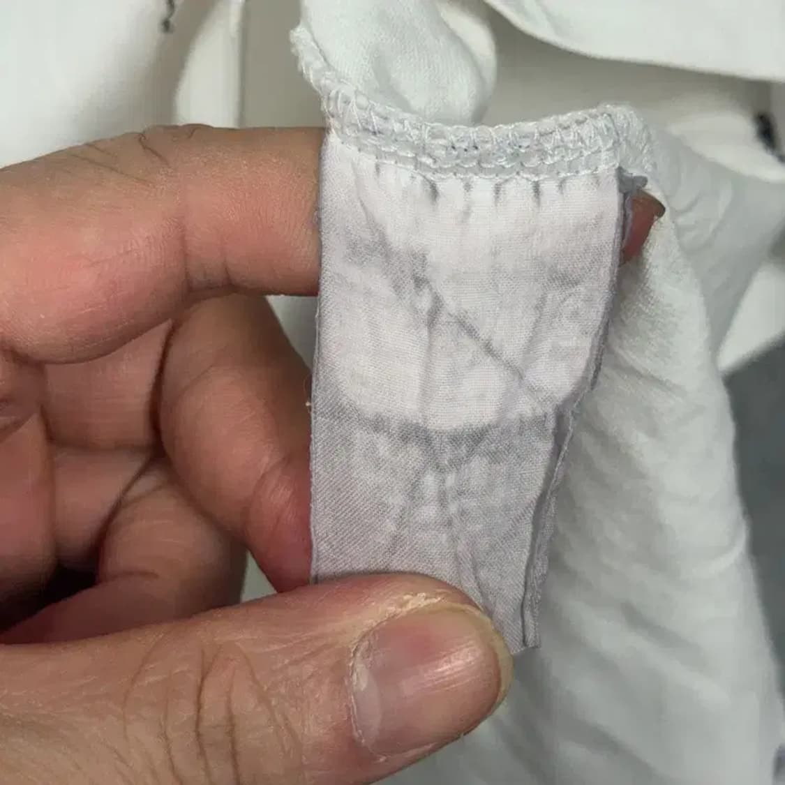 빈폴 도트 화이트 남성 캐주얼 반팔 티 110 상품이미지4