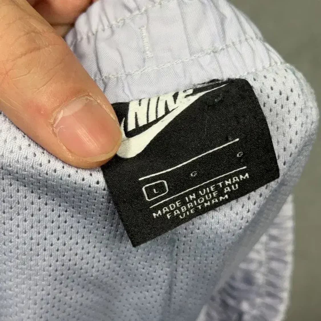 나이키 연보라 로고 밴딩 기능성 운동 반바지 L 상품이미지5