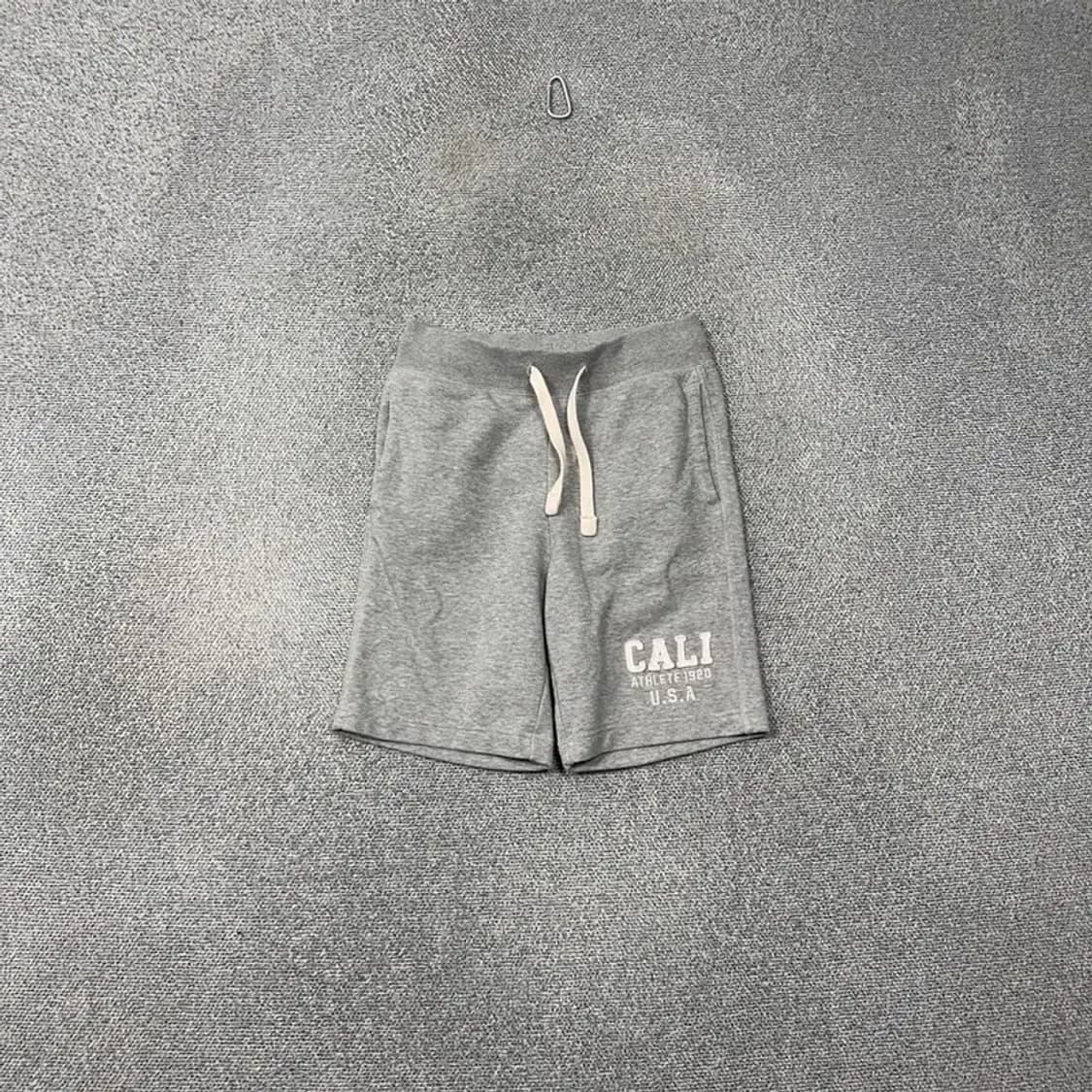 후아유 라이트 그레이 로고 밴딩 코튼 반바지 S 상품이미지1
