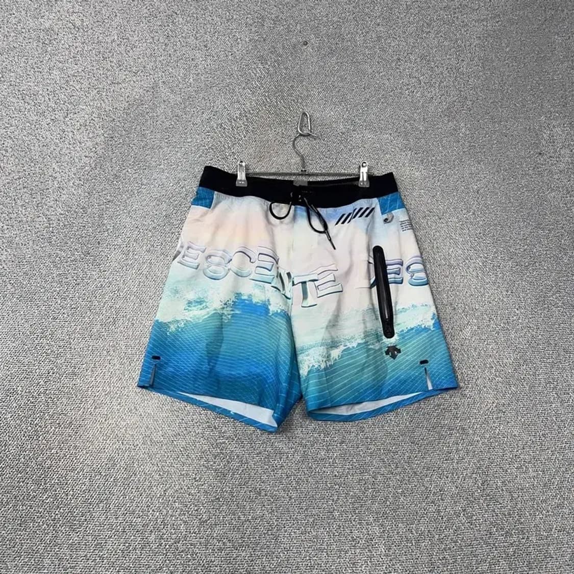 데상트 프린팅 여름 스윔팬츠 반바지 XL 상품이미지1