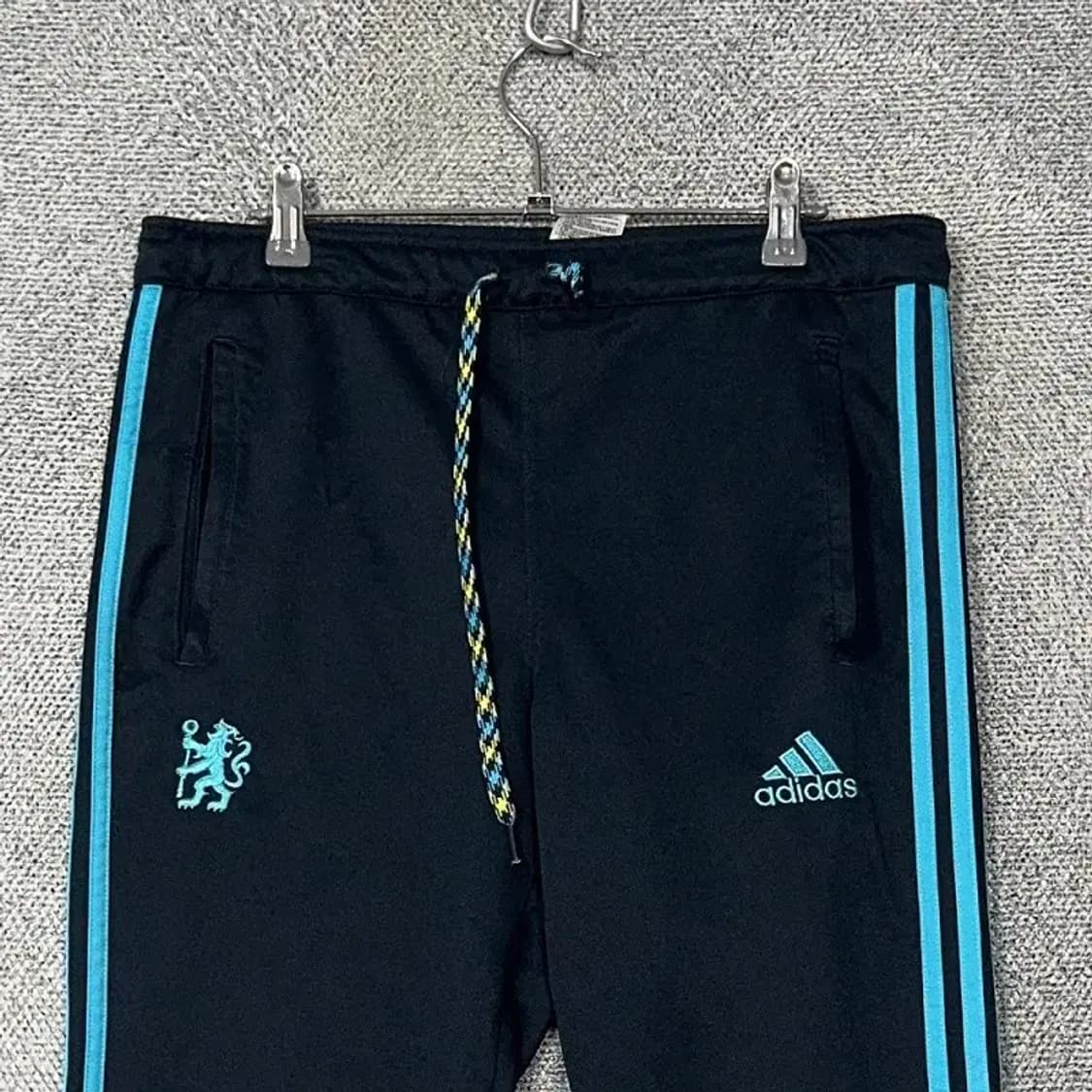 아디다스 네이비 로고 삼선 축구 5부 반바지 100 상품이미지3