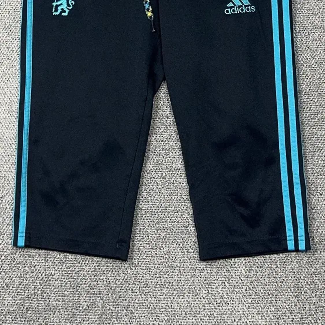 아디다스 네이비 로고 삼선 축구 5부 반바지 100 상품이미지4