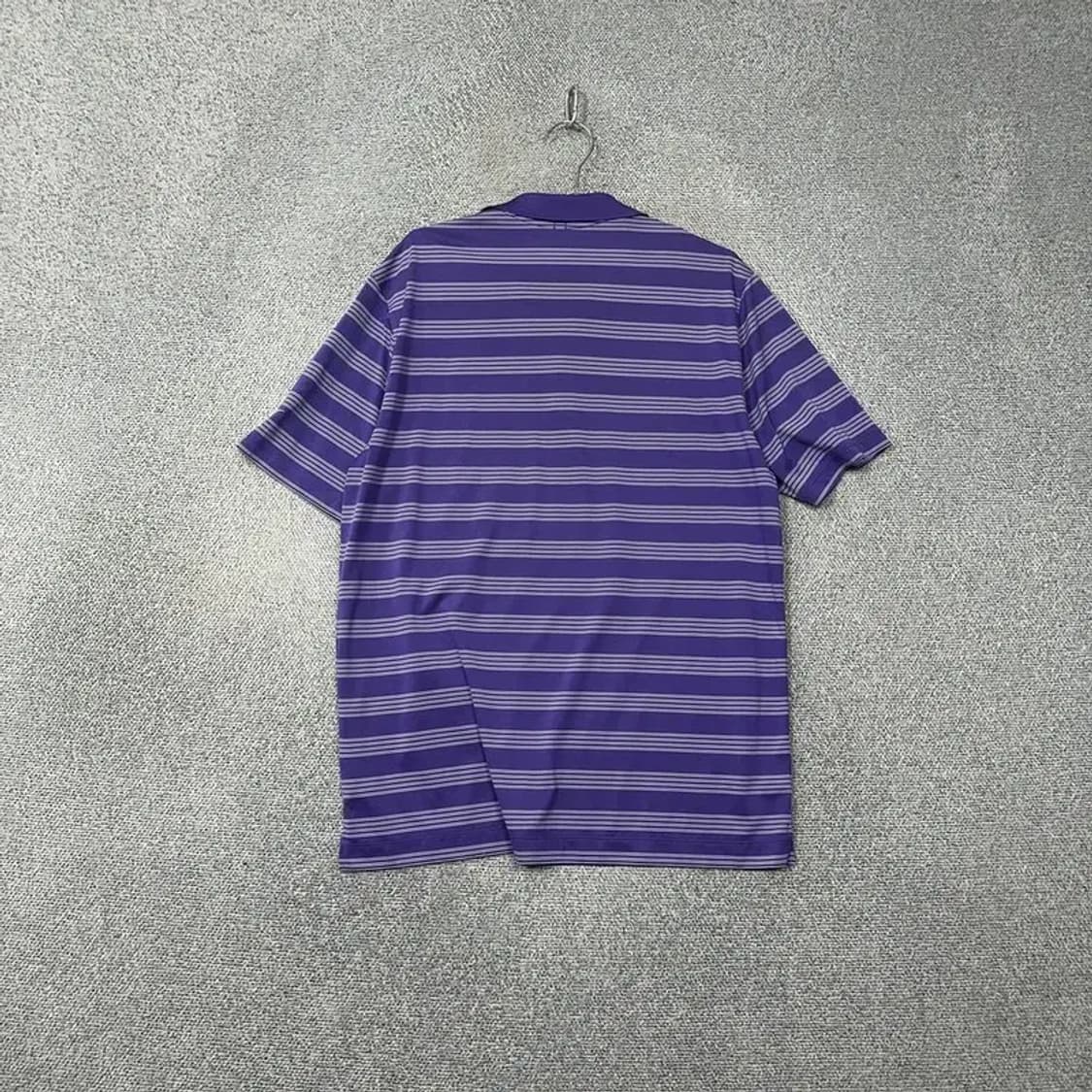 나이키 스트라이프 퍼플 남성 반팔 카라티 XL 상품이미지2