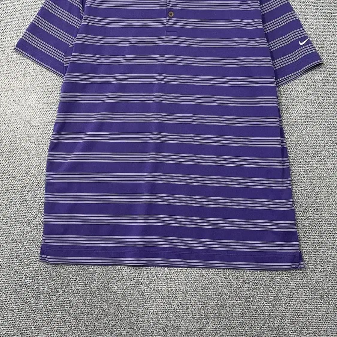 나이키 스트라이프 퍼플 남성 반팔 카라티 XL 상품이미지4