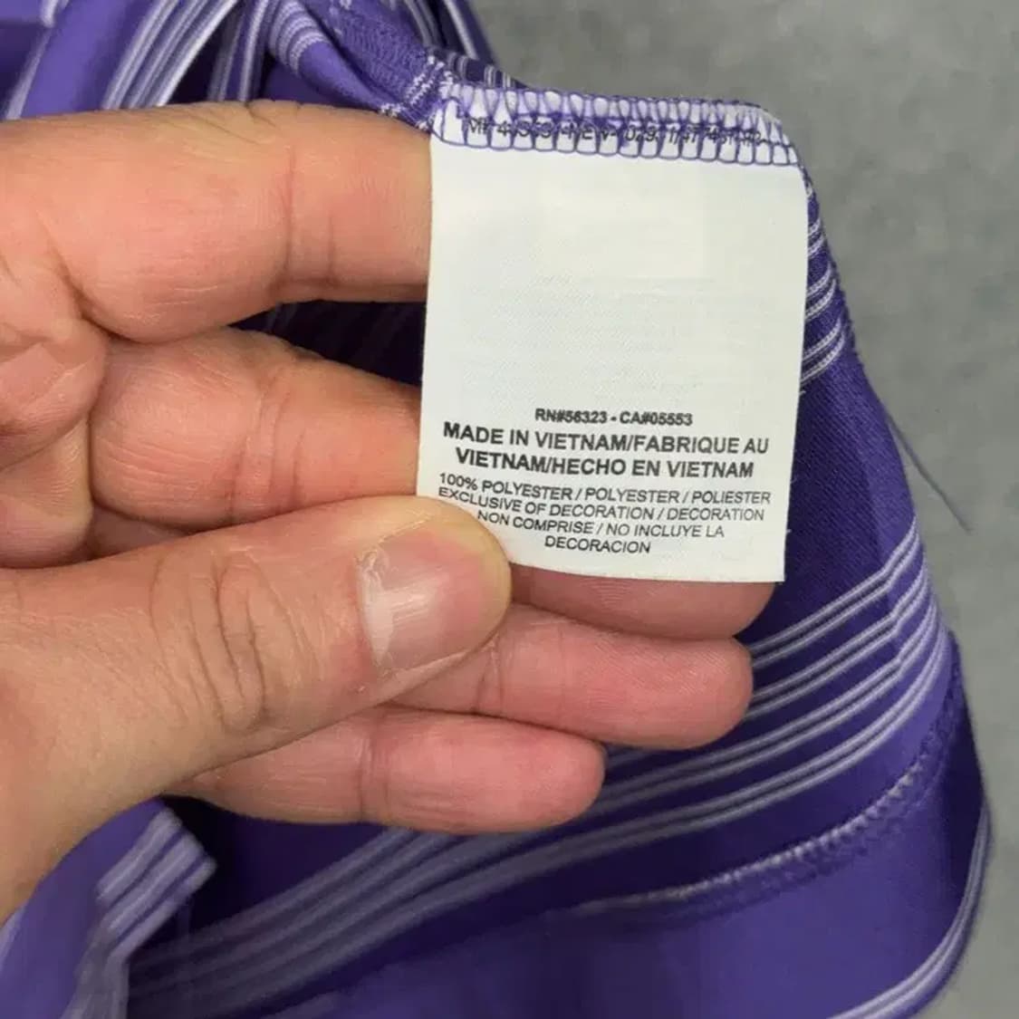 나이키 스트라이프 퍼플 남성 반팔 카라티 XL 상품이미지7