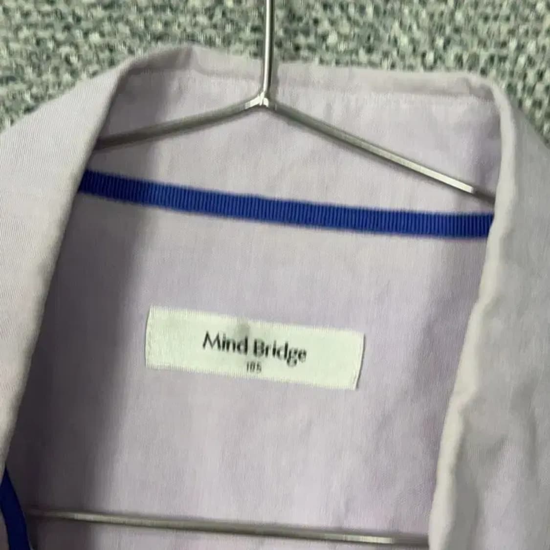 마인드브릿지 남성 라이트 퍼플 셔츠 105 상품이미지5