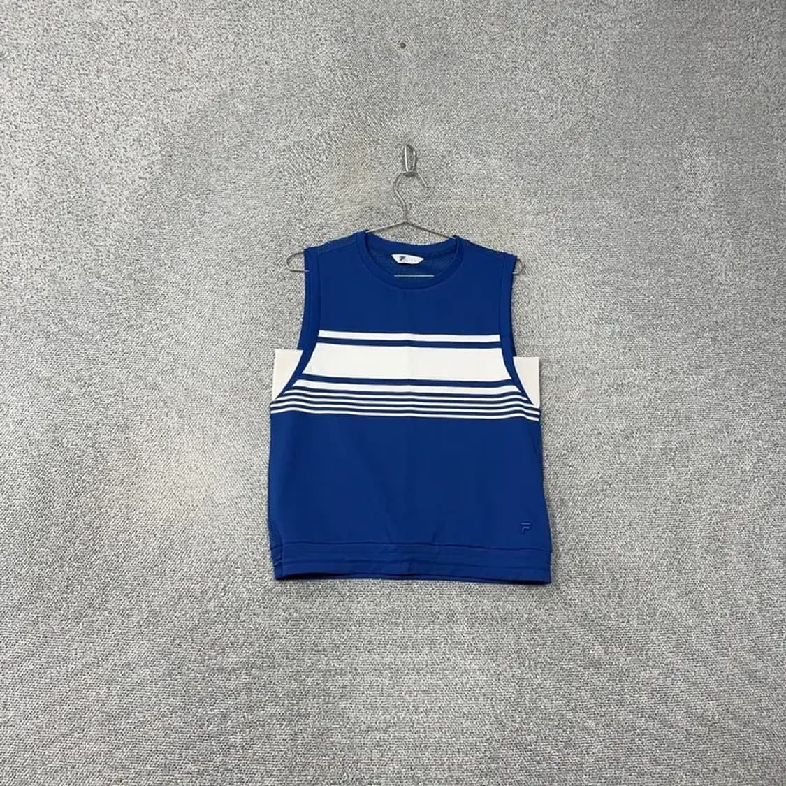 휠라 블루 기능성 민소매 나시 티 95 상품이미지1