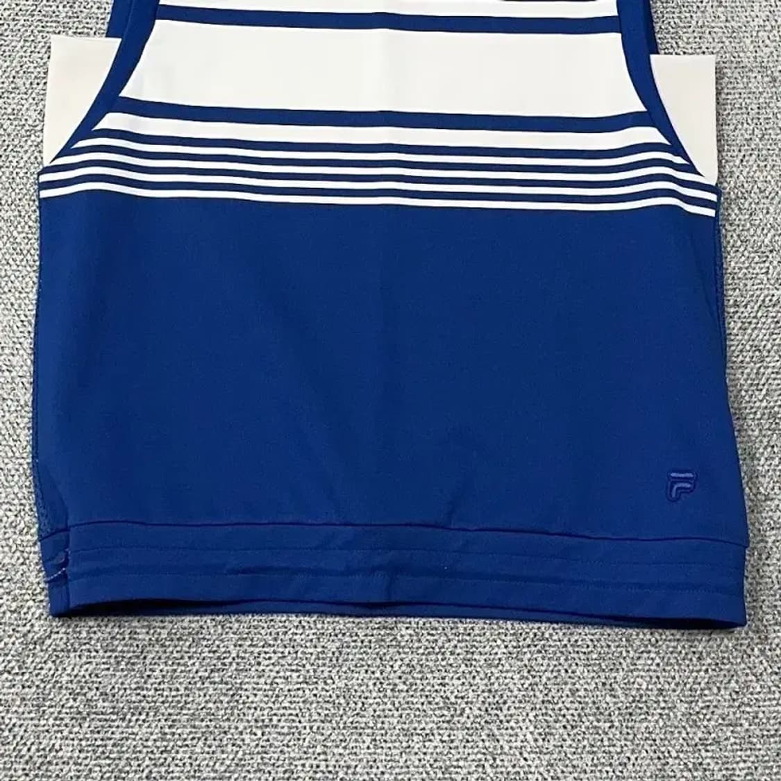 휠라 블루 기능성 민소매 나시 티 95 상품이미지4