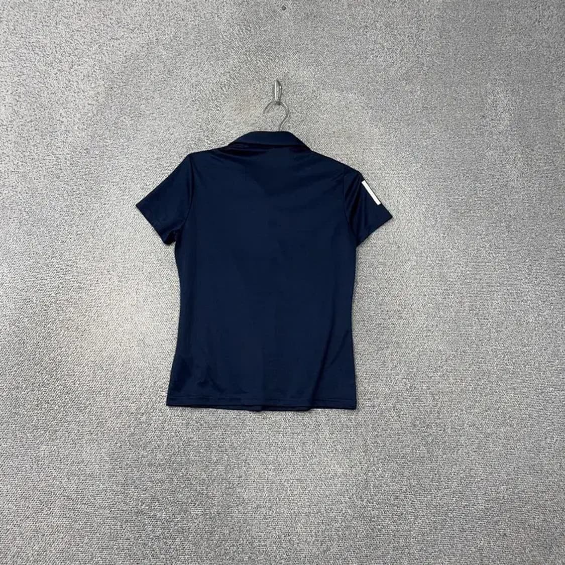 아디다스 네이비 완장 로고 기능성 여성 반팔 카라티 XL 상품이미지2