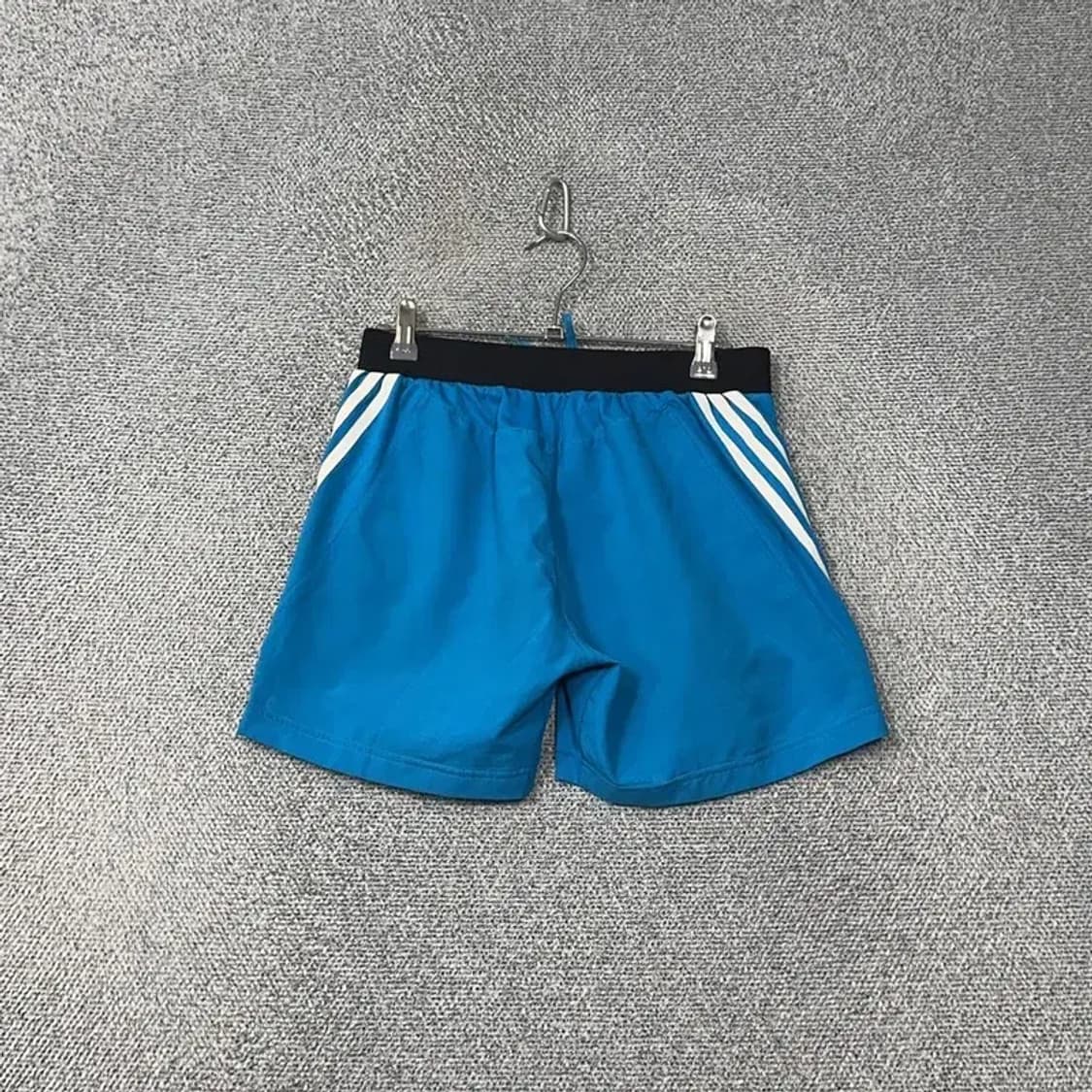 아디다스 블루 로고 기능성 운동 반바지 S 상품이미지2