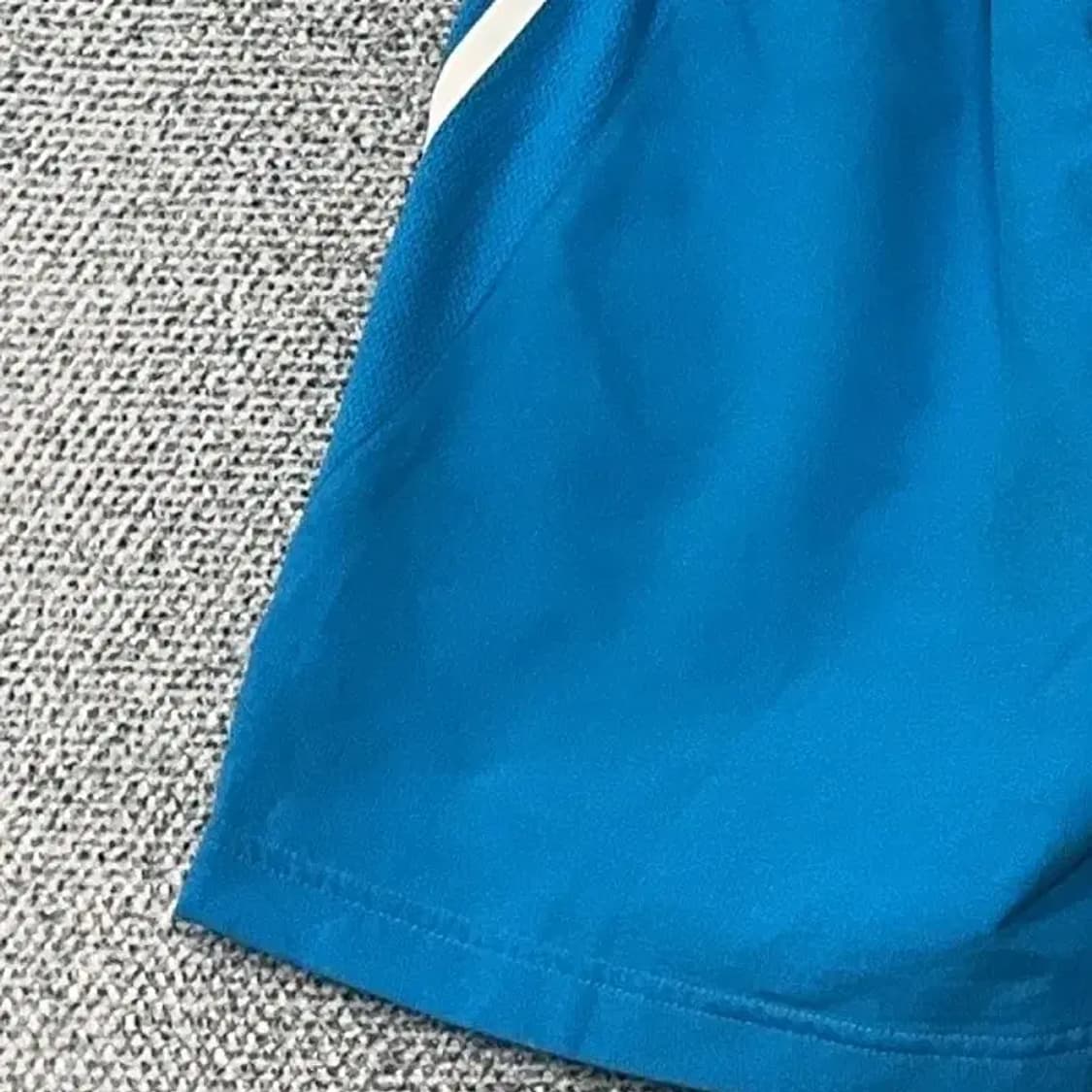 아디다스 블루 로고 기능성 운동 반바지 S 상품이미지4