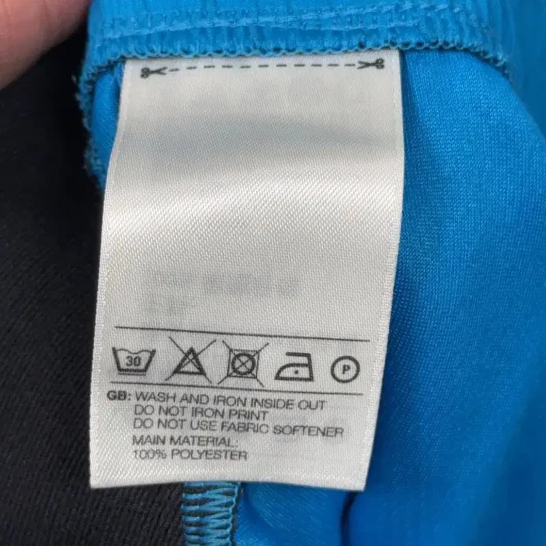아디다스 블루 로고 기능성 운동 반바지 S 상품이미지6