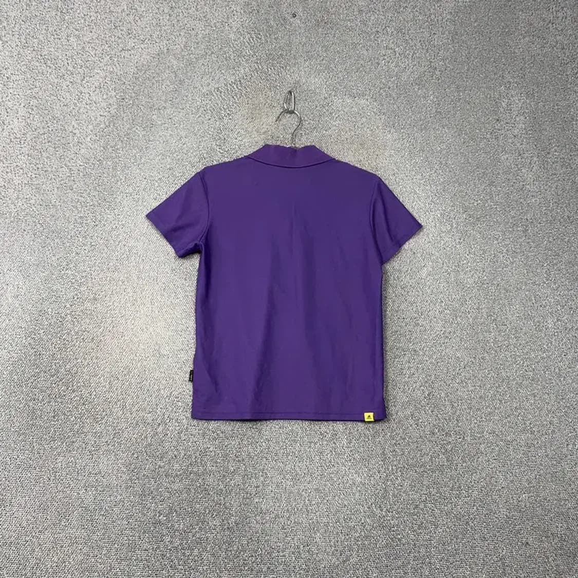 아디다스 퍼플 로고 기능성 여성 반팔 카라티 95 상품이미지2