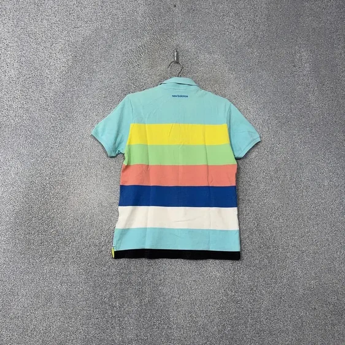 뉴발란스 스트라이프 다채색 남성 반팔 카라티 95 상품이미지2