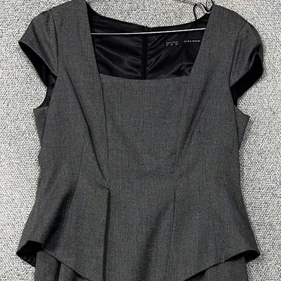 자라 그레이 드레스 원피스 L 상품이미지3