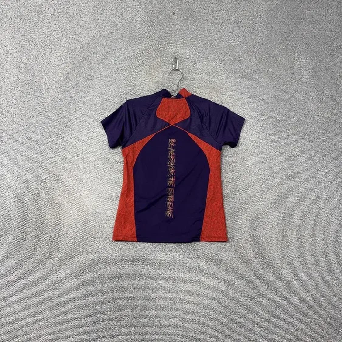 블랙야크 로고 등산 기능성 반집업 반팔티 90 상품이미지2