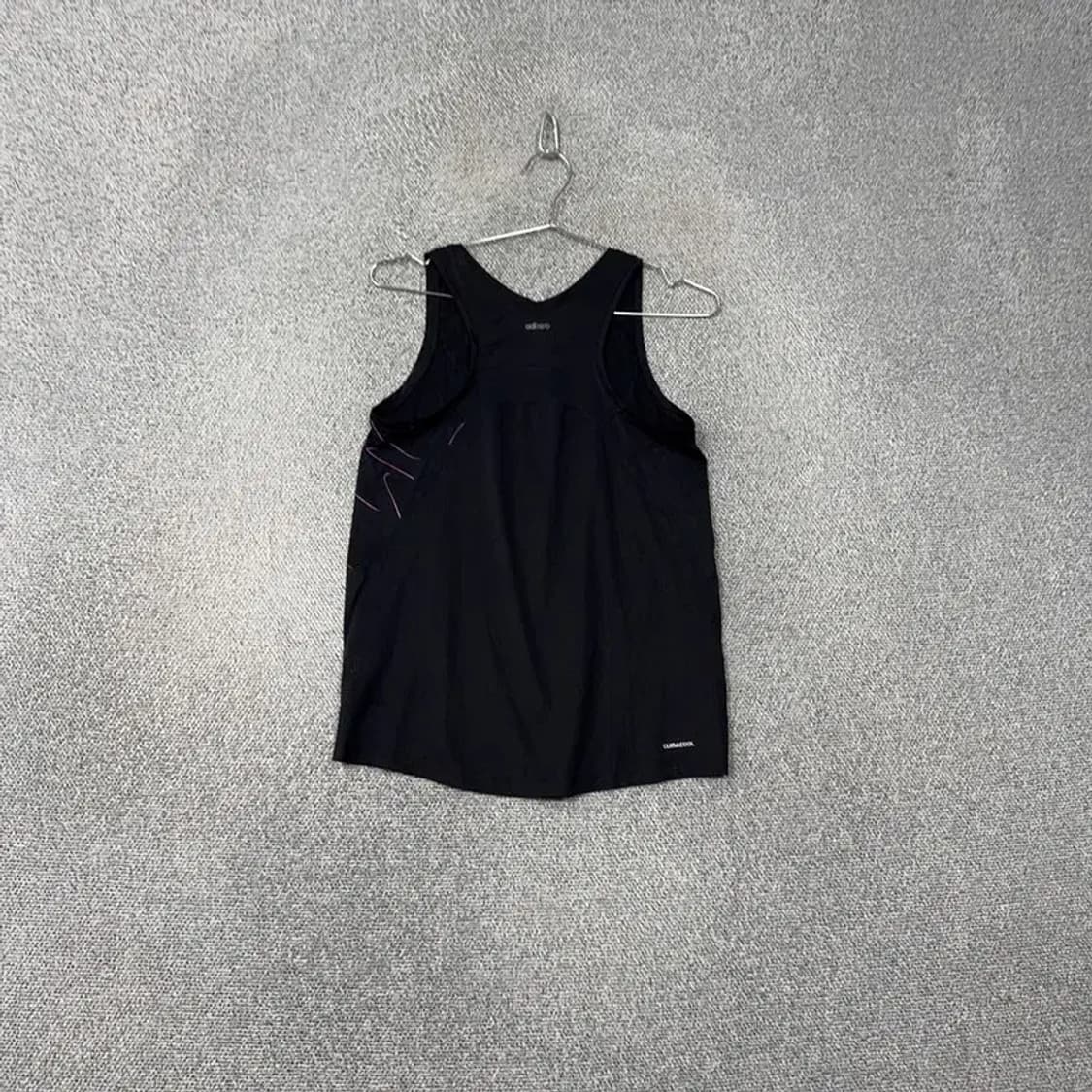 아디다스 블랙 로고 기능성 민소매 나시 90 상품이미지2