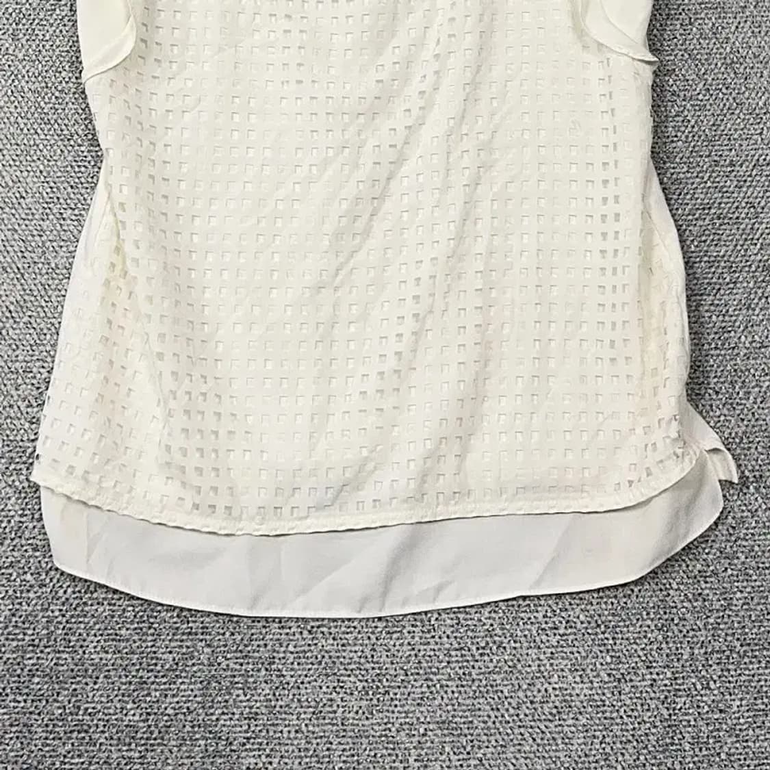 쉬스미스 화이트 민소매 블라우스 66 상품이미지4