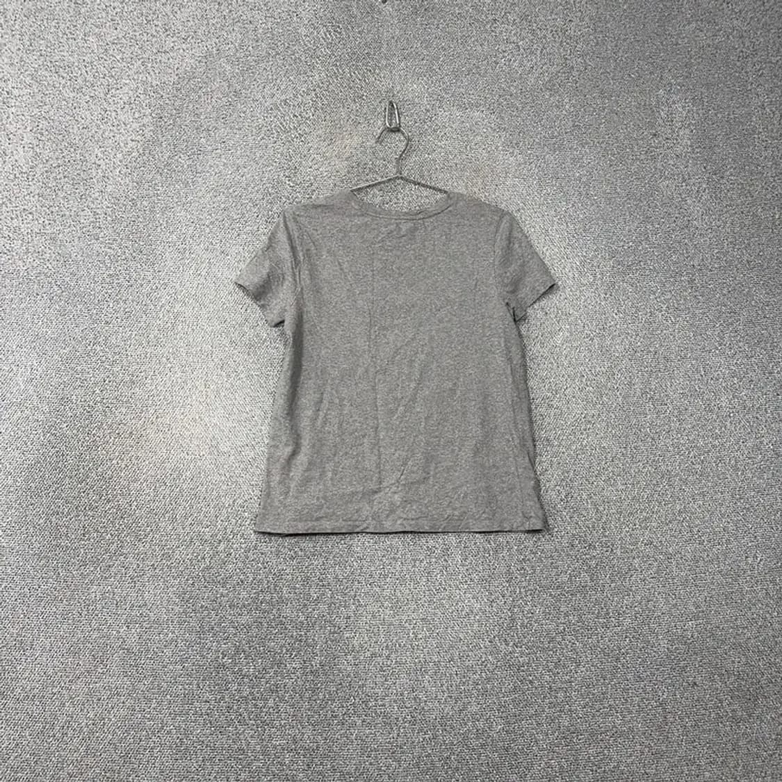 타미힐피거 프린팅 라이트 그레이 여성 반팔 티 M 상품이미지2