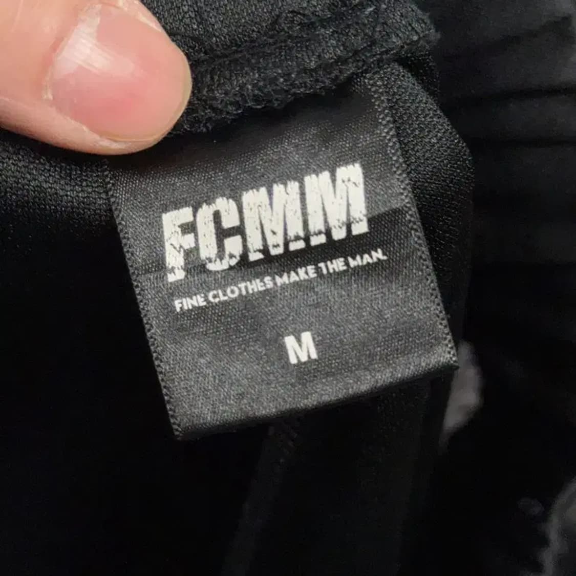 FCMM 로고 블랙 트레이닝 팬츠 M 상품이미지5