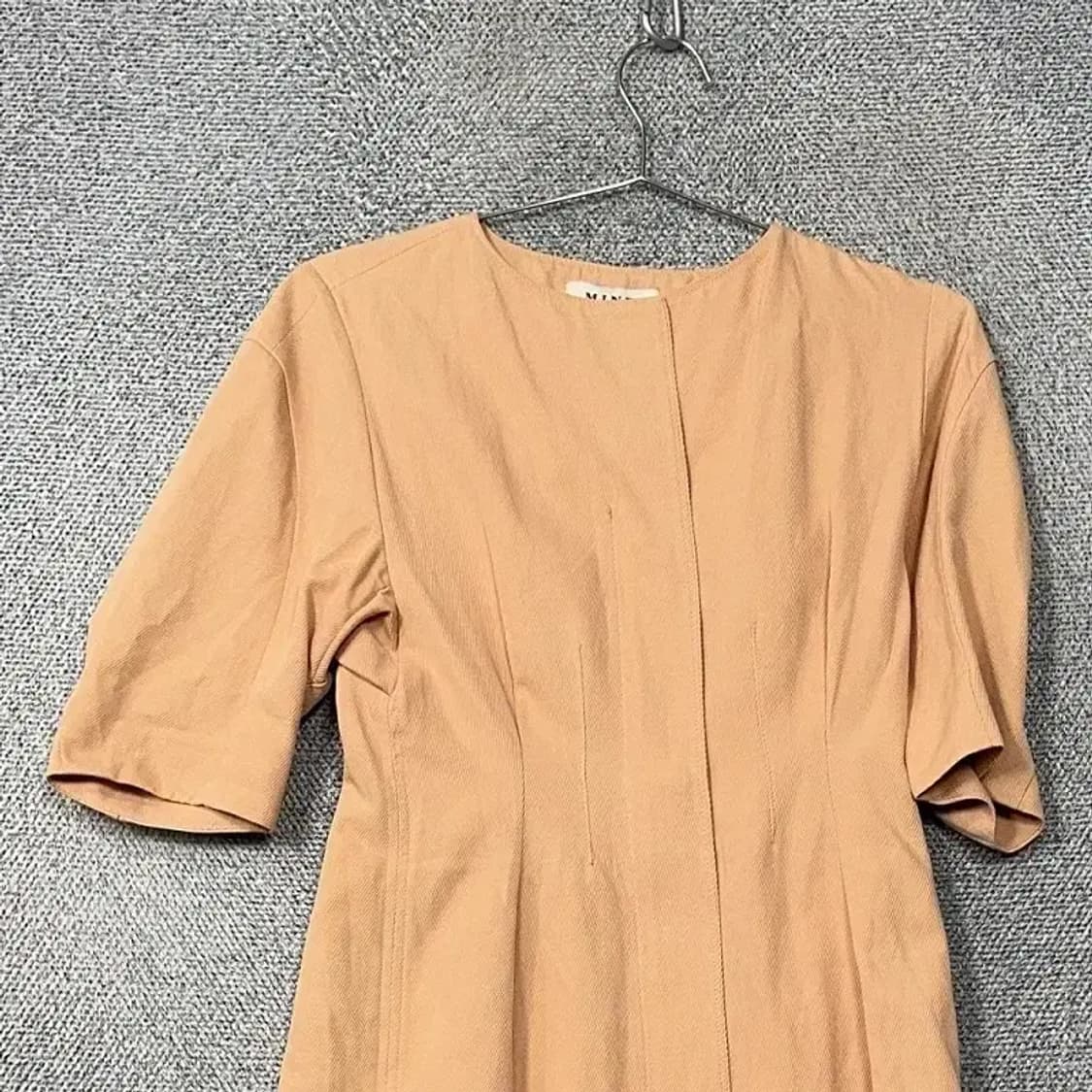 한섬 마인 여성 코튼 린넨 베이지 원피스 82-94-160 상품이미지3