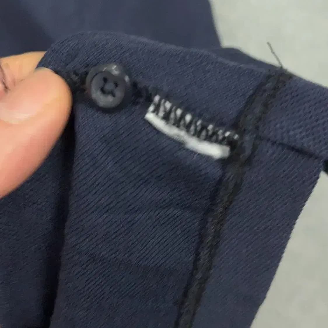 아디다스 삼선 로고 네이비 반팔 카라티 2XL 상품이미지3