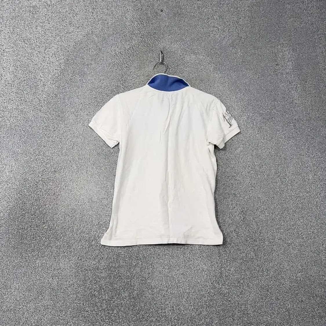 빈폴 캐주얼 로고 화이트 반팔 카라티 M 상품이미지2