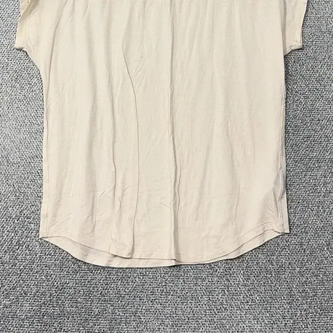 클럽모나코 여성 크림 나시 반팔 티 S 상품이미지4