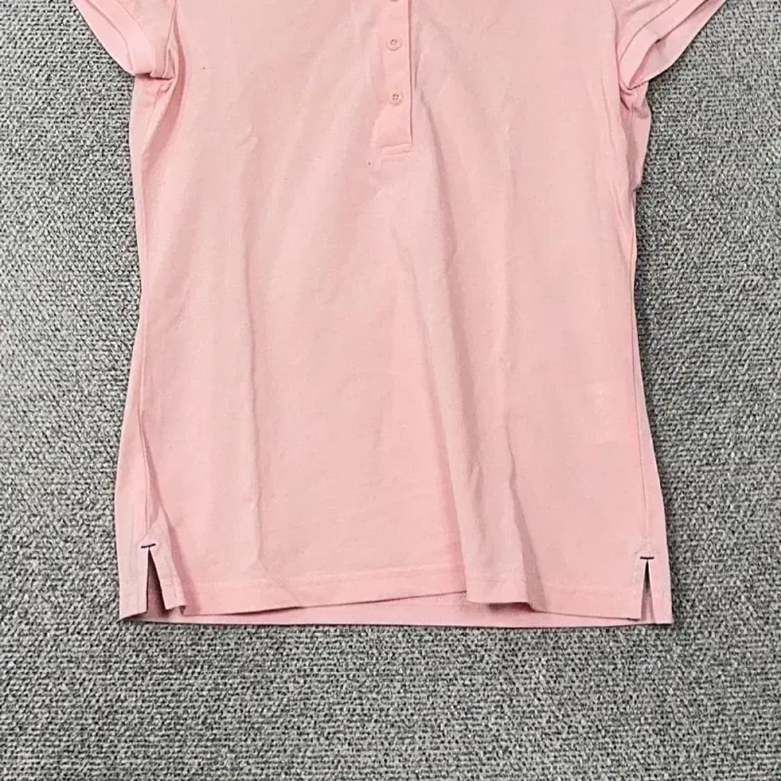 르꼬끄 여성 골프 라이트 핑크 반팔 카라티 M 상품이미지4