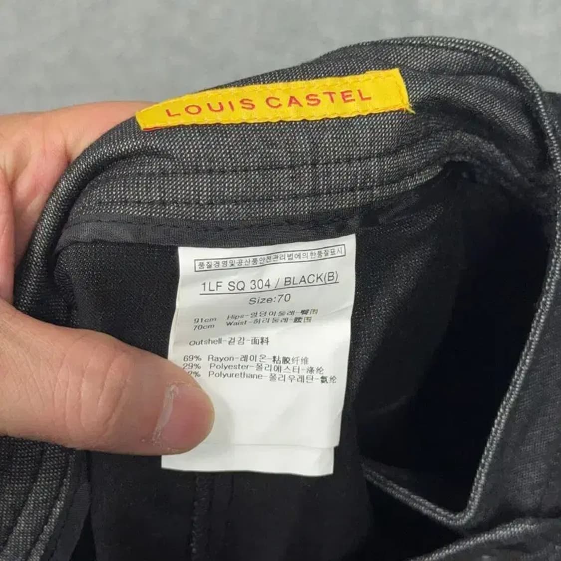 루이까스텔 여성 그레이 기능성 골프 스커트 70 상품이미지3