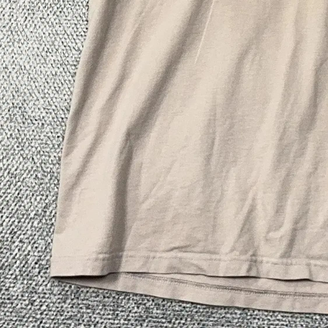 아디다스 캐주얼 연베이지 로고 면 반팔티 M 상품이미지3