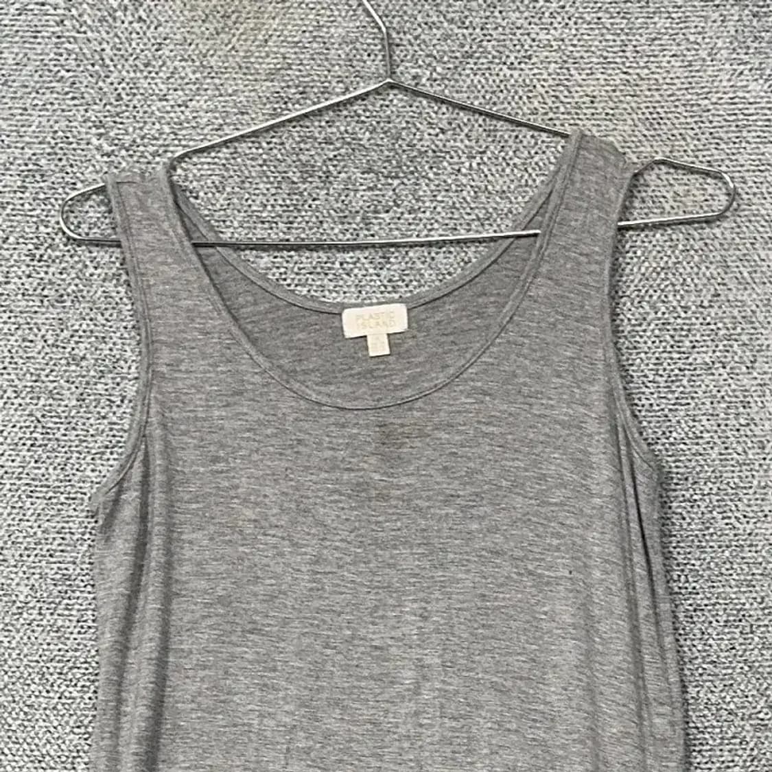 플라스틱아일랜드 라이트 그레이 민소매 원피스 M 상품이미지3