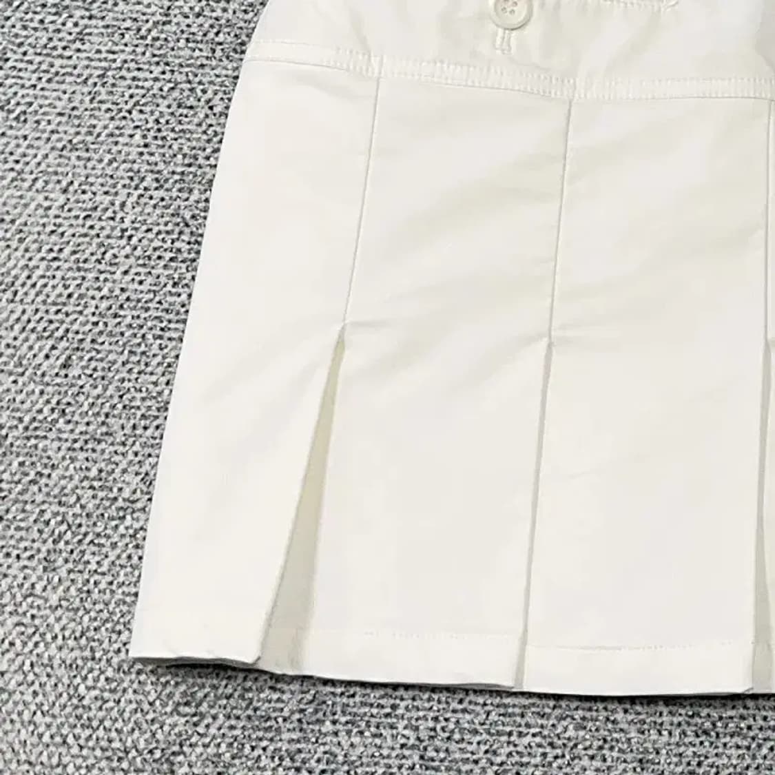 까스텔바작 화이트 로고 여성 기능성 골프 스커트 73 상품이미지3