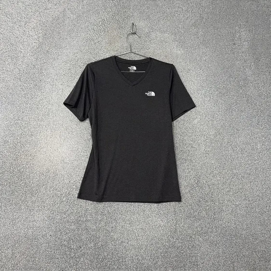노스페이스 블랙 로고 여성 운동 기능성 반팔티 95 상품이미지1