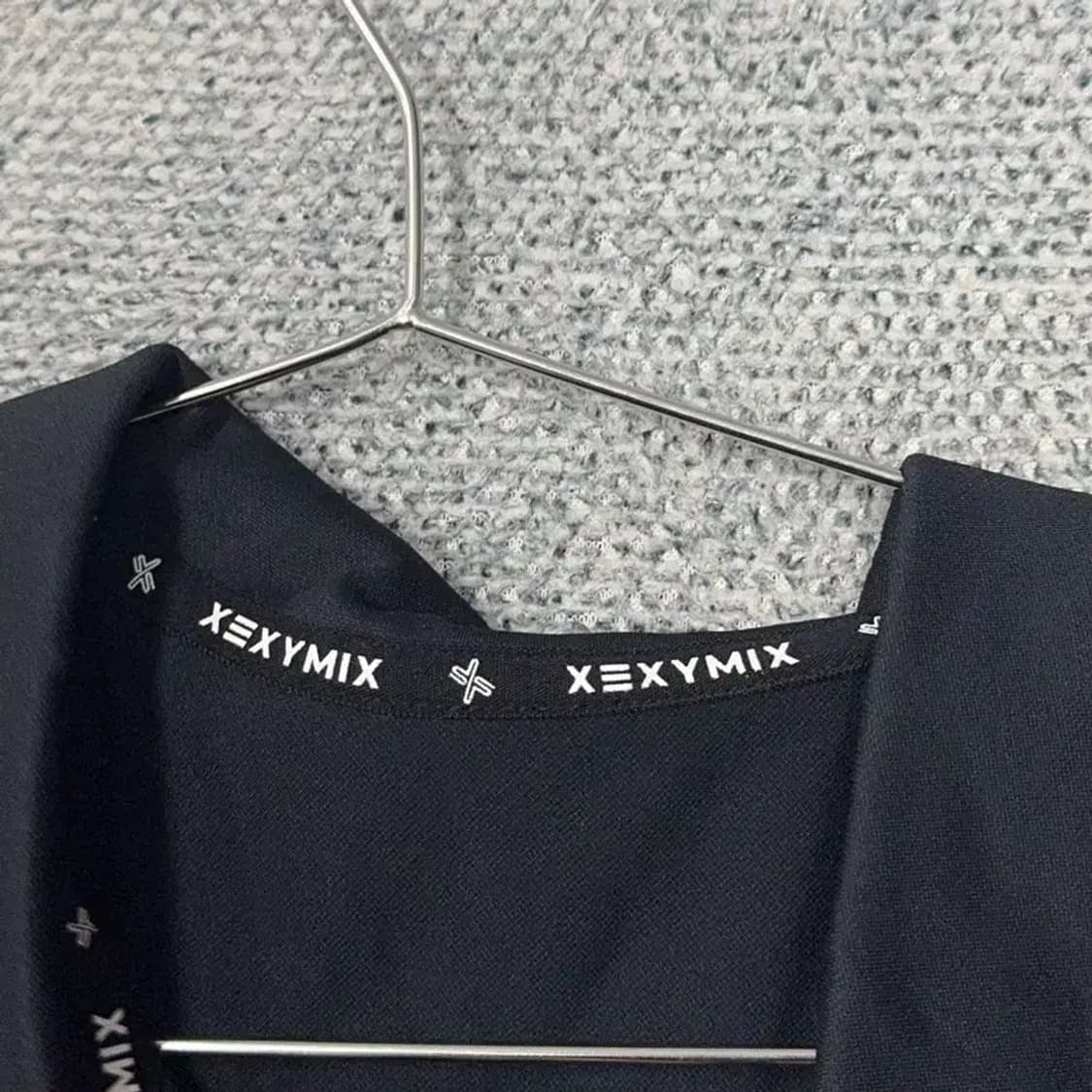 젝시믹스 로고 여성 운동 기능성 크롭 반팔티 L 상품이미지3