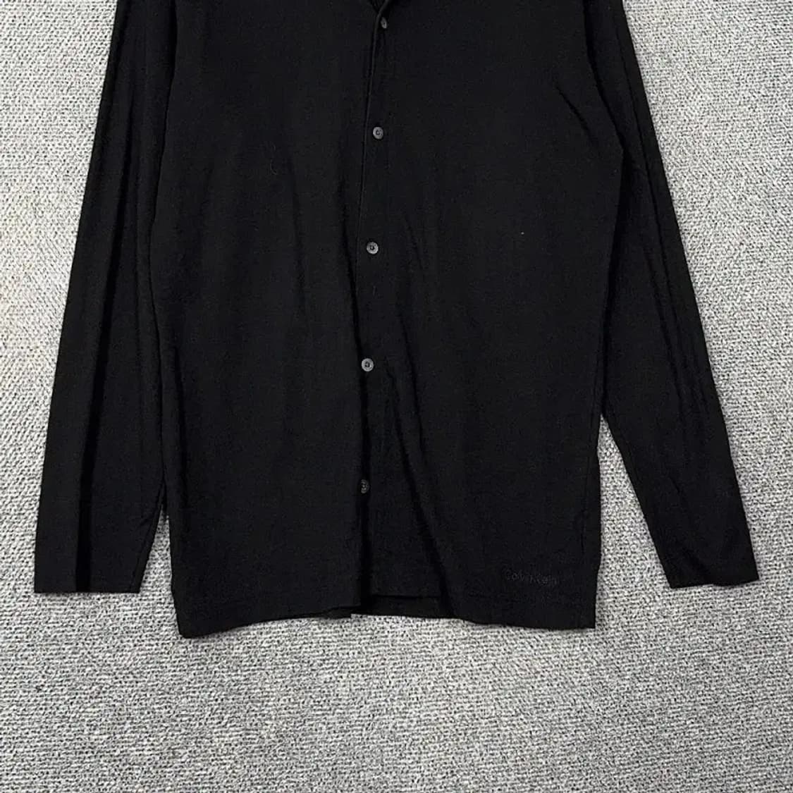 캘빈클라인 블랙 남성 캐주얼 코튼 셔츠 L 상품이미지4