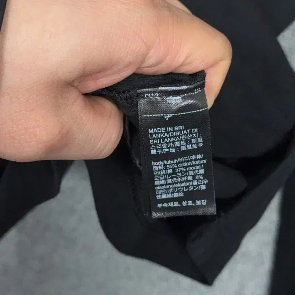 캘빈클라인 블랙 남성 캐주얼 코튼 셔츠 L 상품이미지6