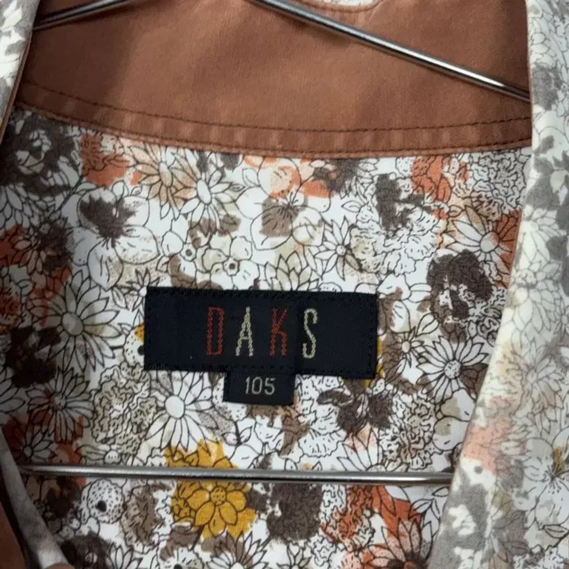 닥스 플라워 패턴 남성 빈티지 셔츠 105 상품이미지4