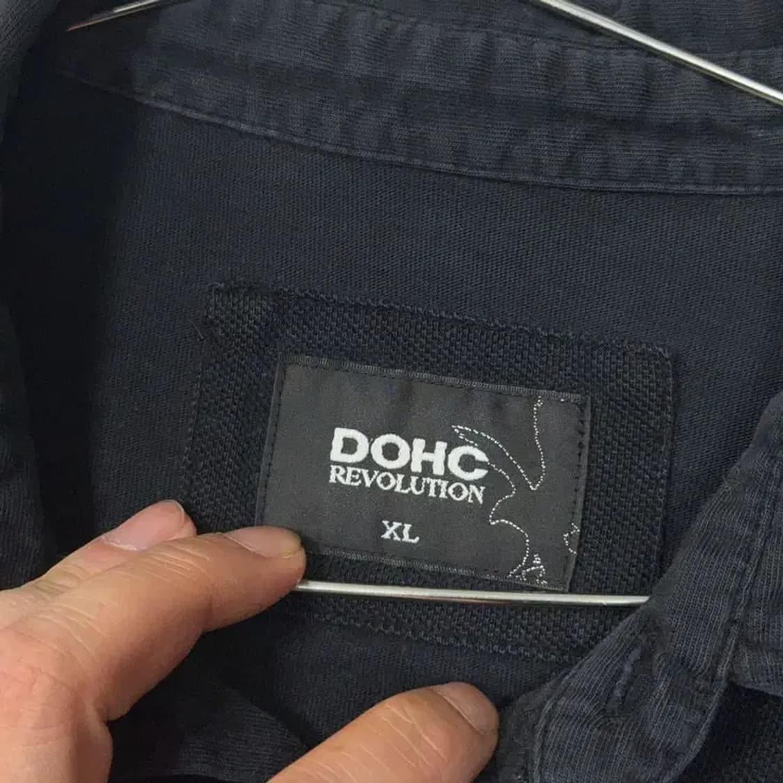 DOHC 블랙 빈티지 남성 셔츠 XL 상품이미지3