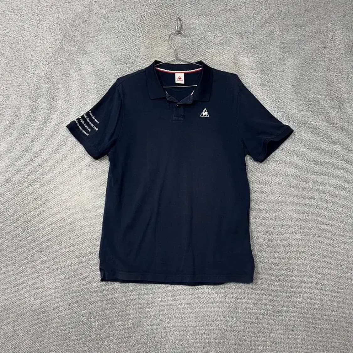 르꼬끄 로고 골프 기능성 반팔 카라티 XL 상품이미지1