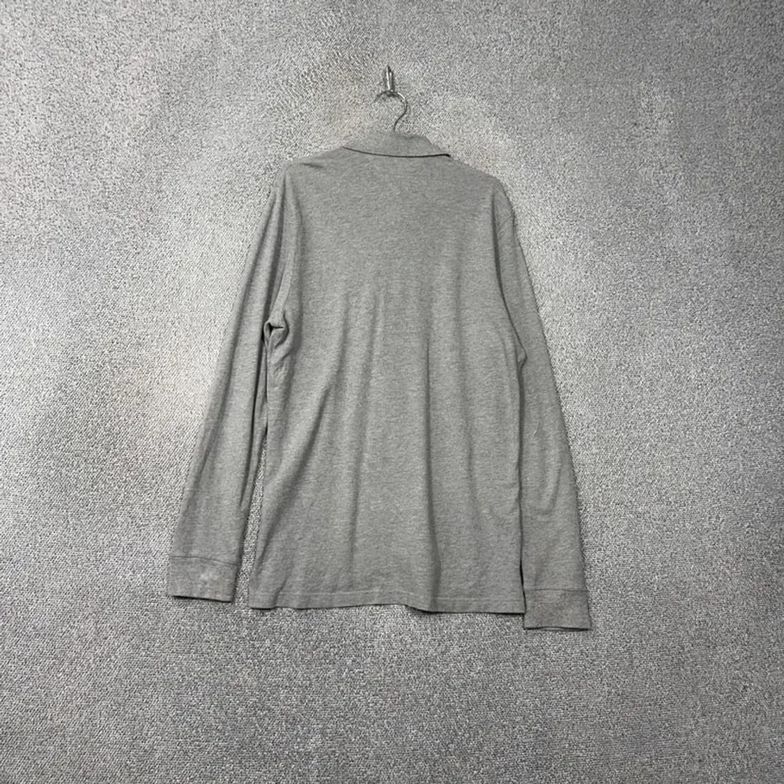 타미힐피거 라이트 그레이 로고 남성 오버핏 긴팔 카라티 L 상품이미지2