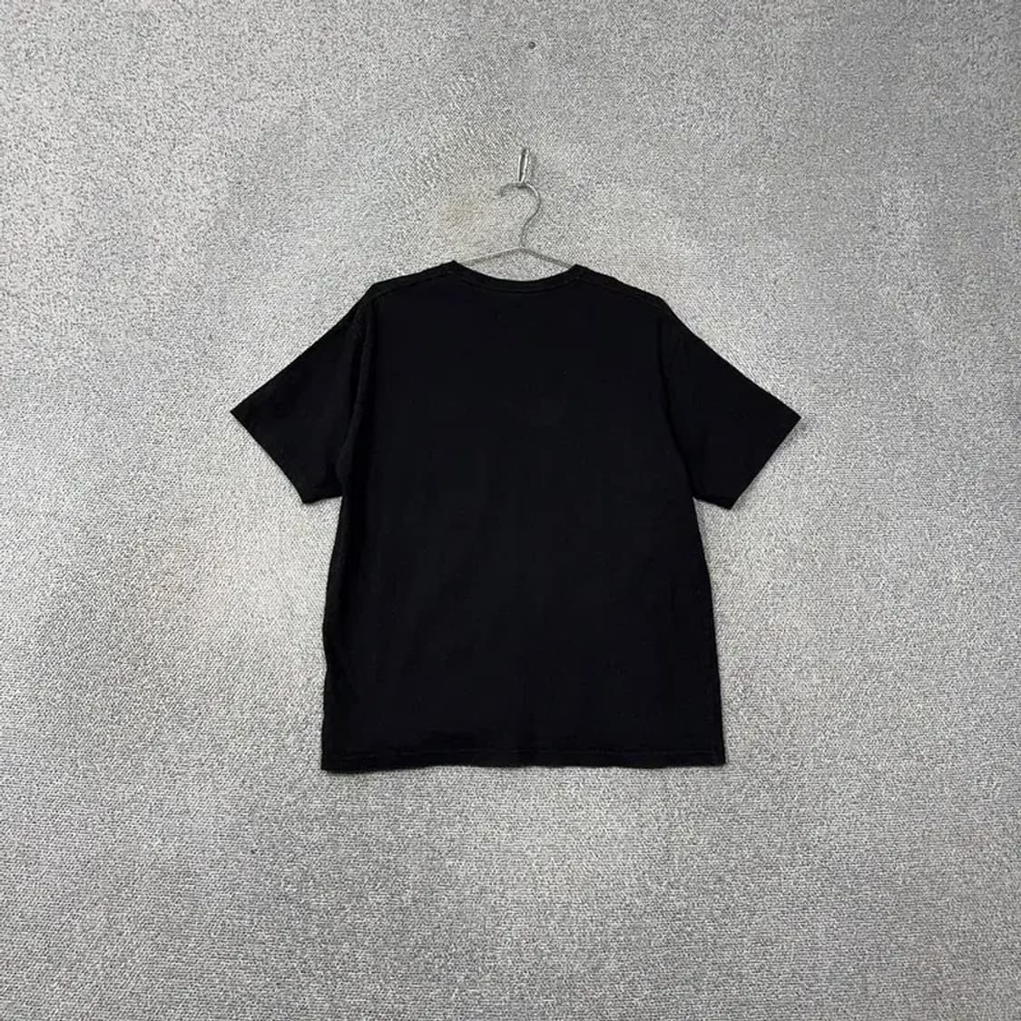 예일 심플 로고 남성 블랙 반팔 티 L 상품이미지2