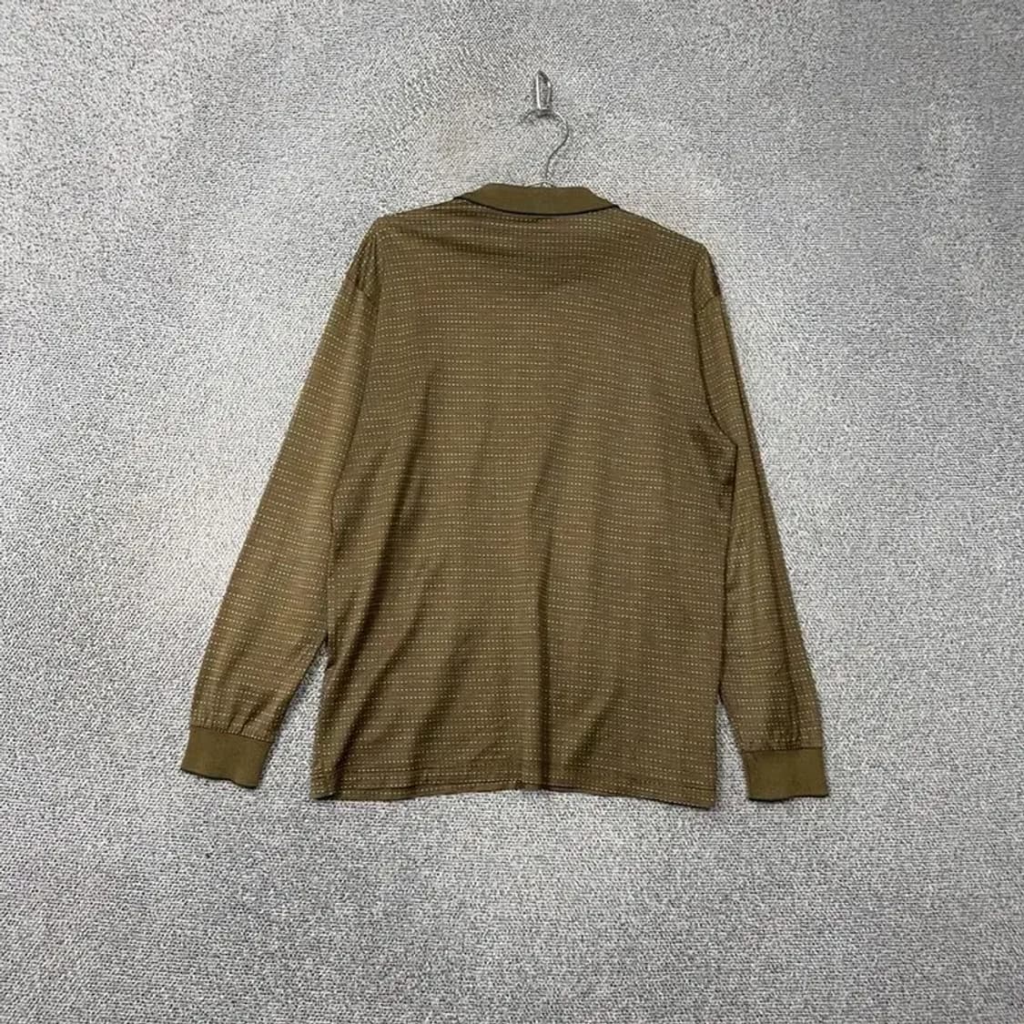 닥스 체크 카키 포켓 카라티 95 상품이미지2