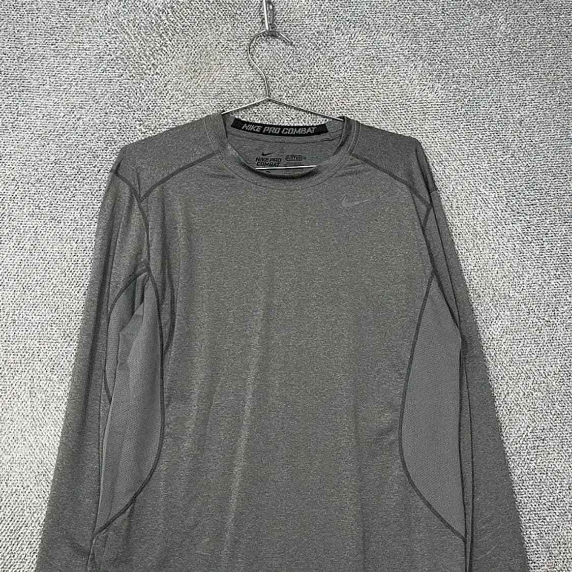 나이키 남성 운동 기능성 그레이 긴팔티 L 상품이미지3