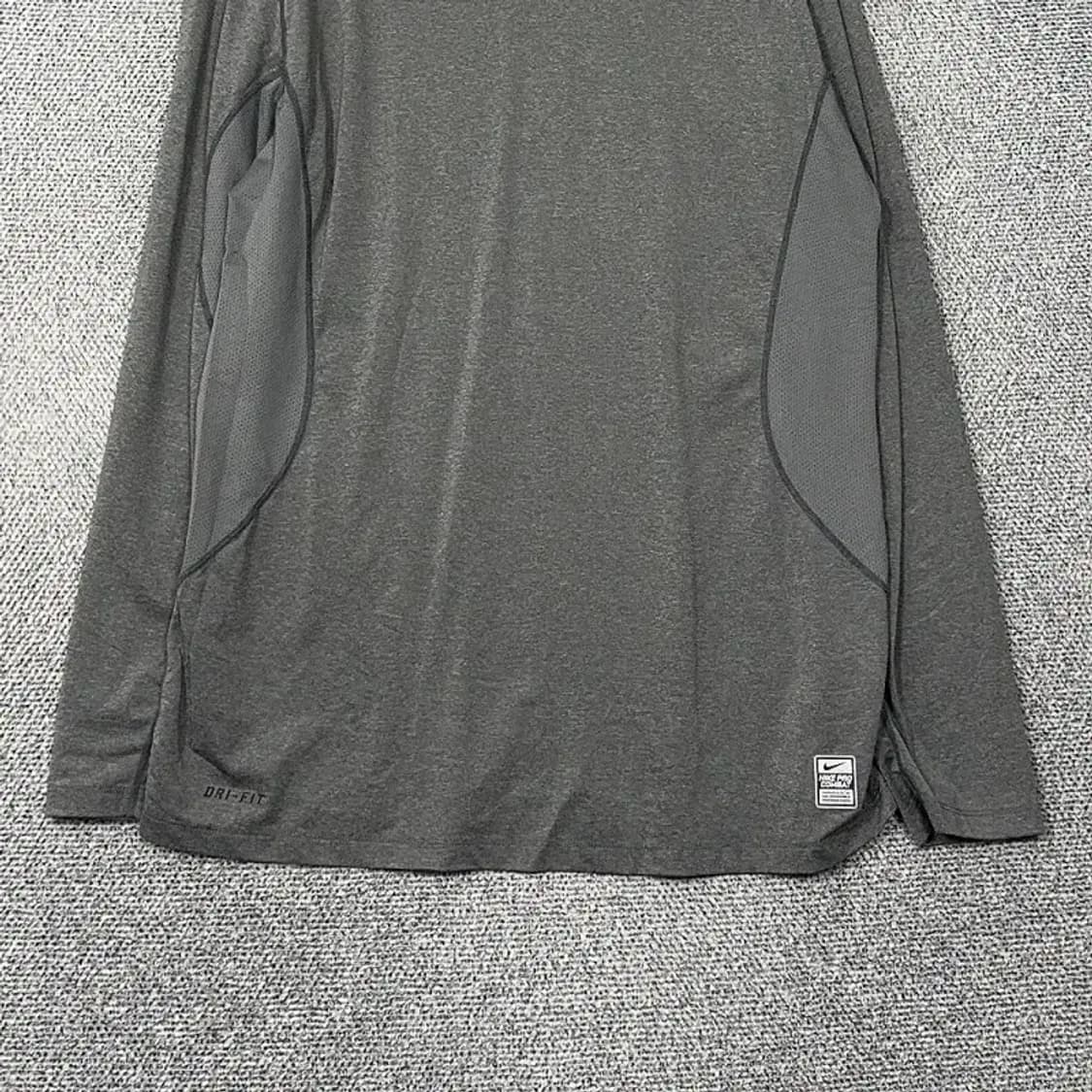 나이키 남성 운동 기능성 그레이 긴팔티 L 상품이미지4